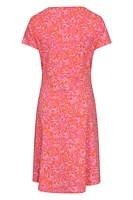 Orchid Patterned Womens UV Dress