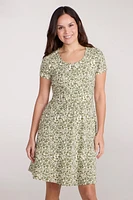 Orchid Patterned Womens UV Dress