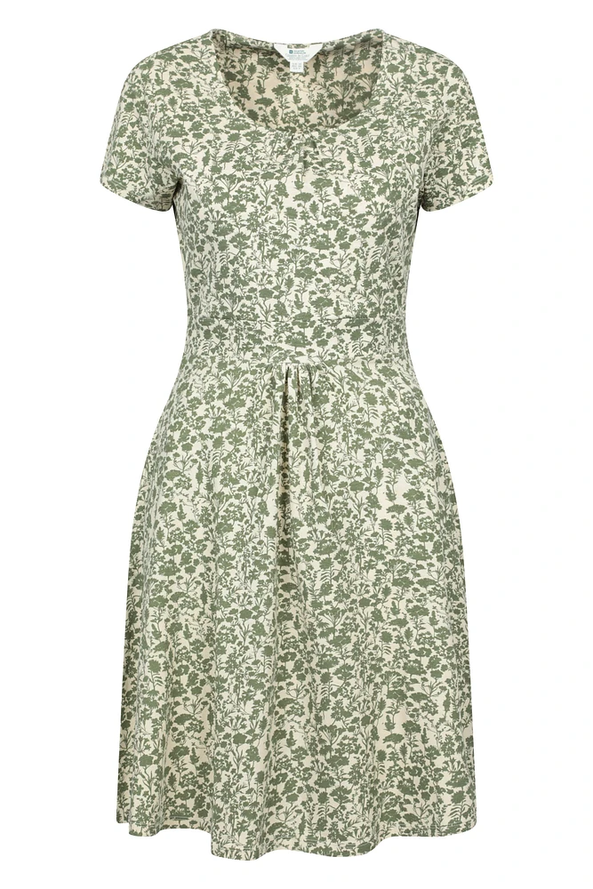 Orchid Patterned Womens UV Dress