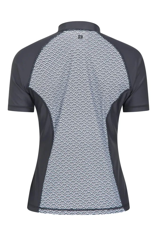 Womens Patterned Rash Guard