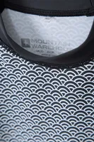 Womens Patterned Rash Guard