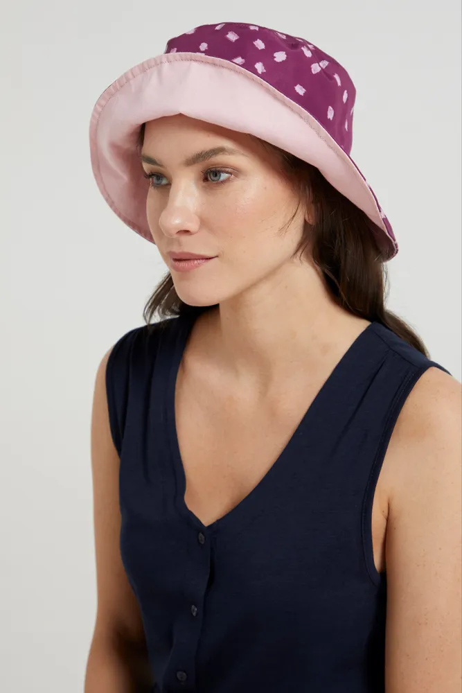 Reversible Womens Printed Bucket Hat