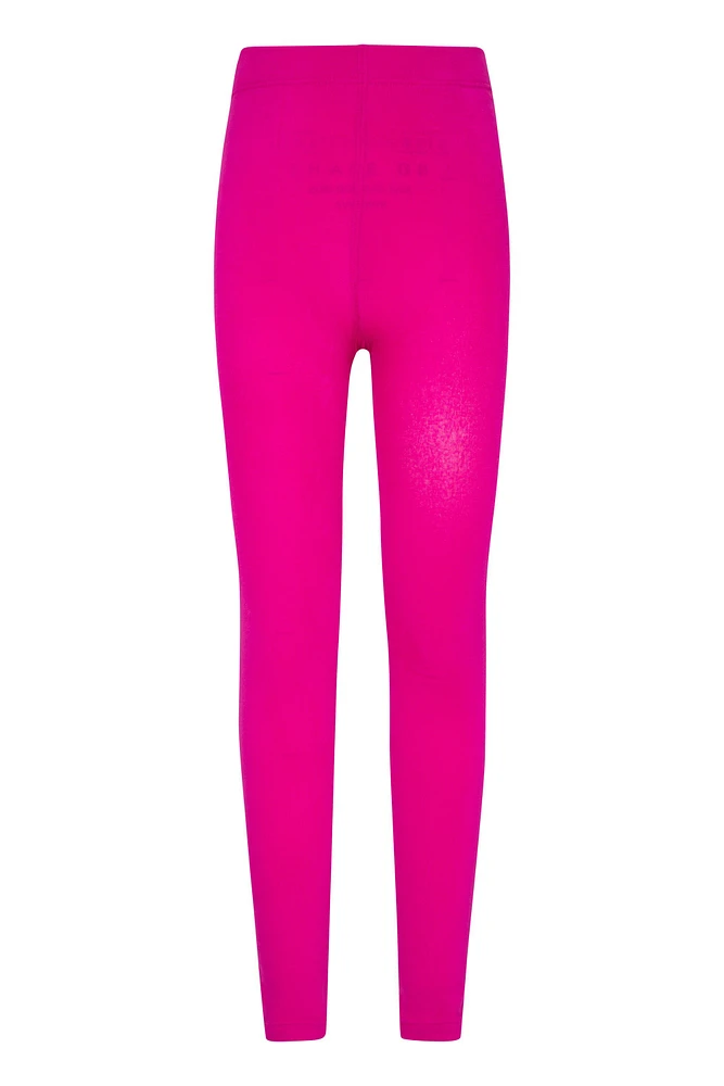 Fleece Kids Footless Tights