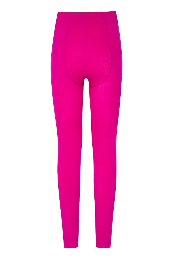 Fleece Kids Footless Tights