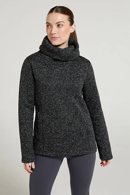 Idris Womens Cowl Neck Fleece