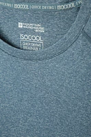 Agra IsoCool Mens Striped Tee