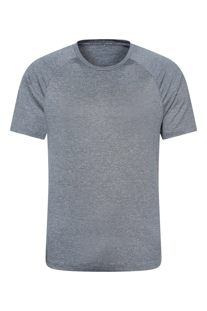 Agra IsoCool Mens Striped Tee