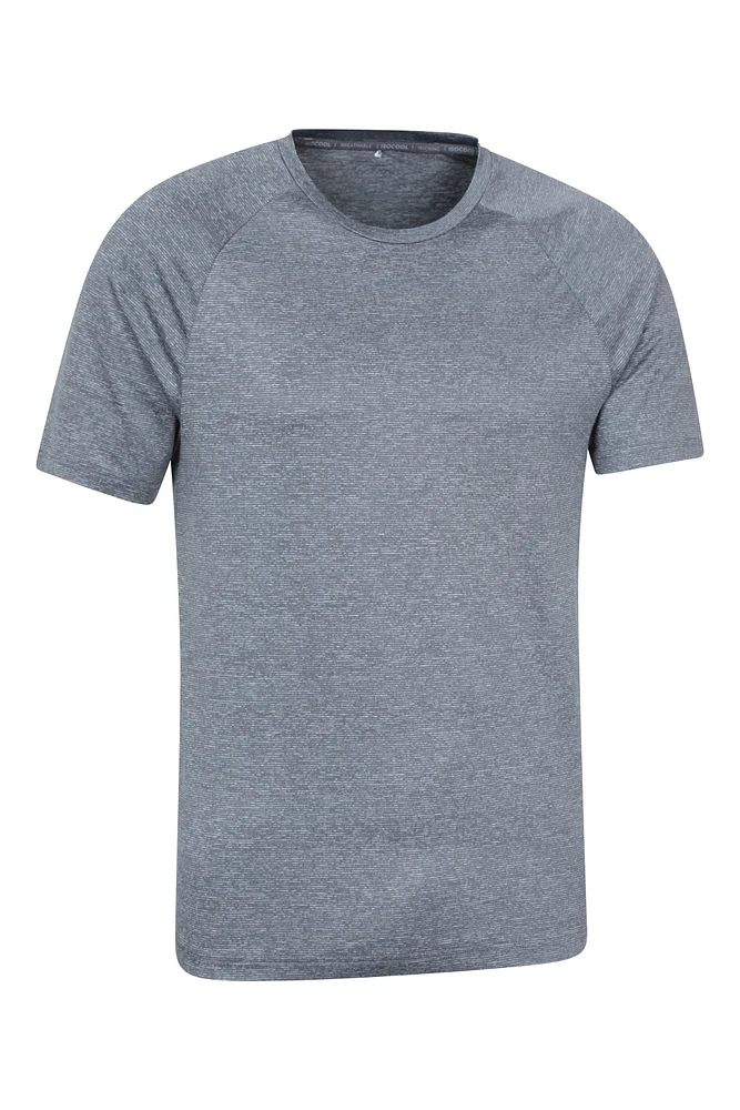 Agra IsoCool Mens Striped Tee