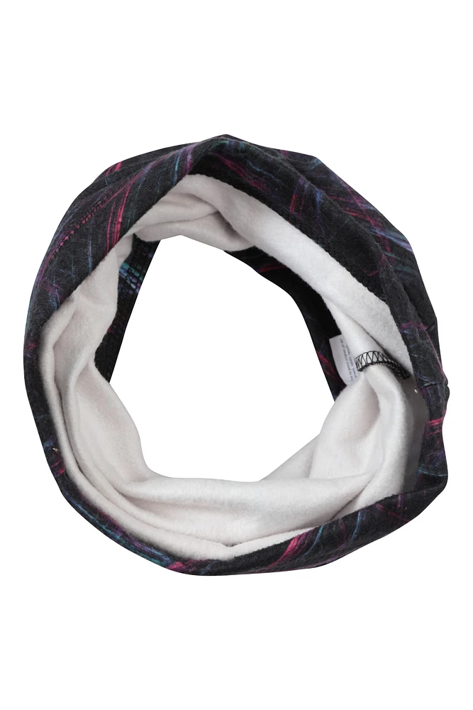 Printed Fleece Womens Neck Gaiter