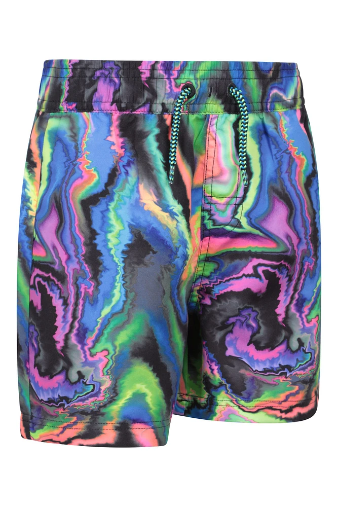 Crush Patterned Kids Boardshorts