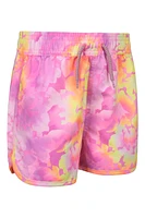 Coral Kids Patterned Boardshorts