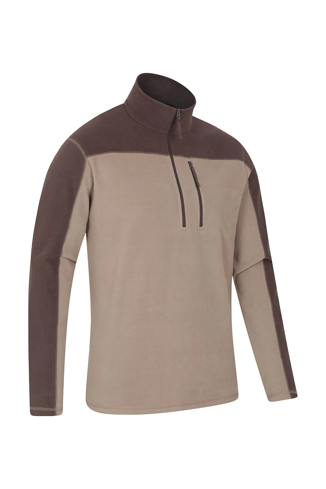Argyle Mens Half Zip Fleece