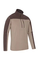 Argyle Mens Half Zip Fleece