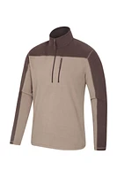 Argyle Mens Half Zip Fleece