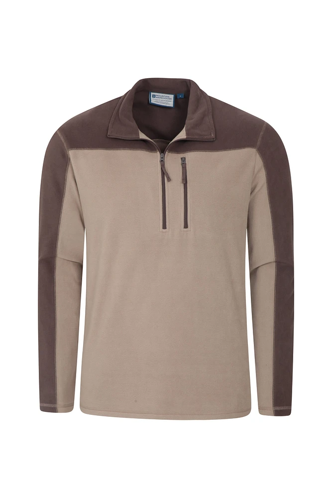 Argyle Mens Half Zip Fleece