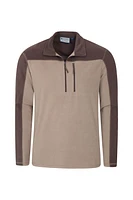 Argyle Mens Half Zip Fleece