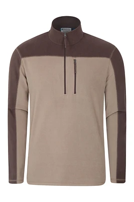 Argyle Mens Half Zip Fleece