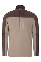 Argyle Mens Half Zip Fleece
