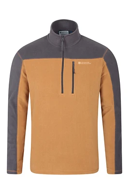 Argyle Mens Half Zip Fleece