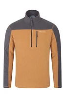 Argyle Mens Half Zip Fleece