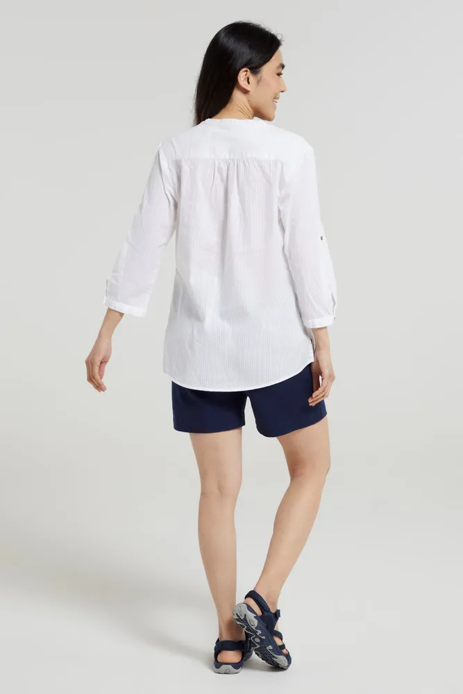 Petra Womens Relaxed Fit 3/4 Sleeve Shirt