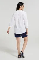 Petra Womens Relaxed Fit 3/4 Sleeve Shirt