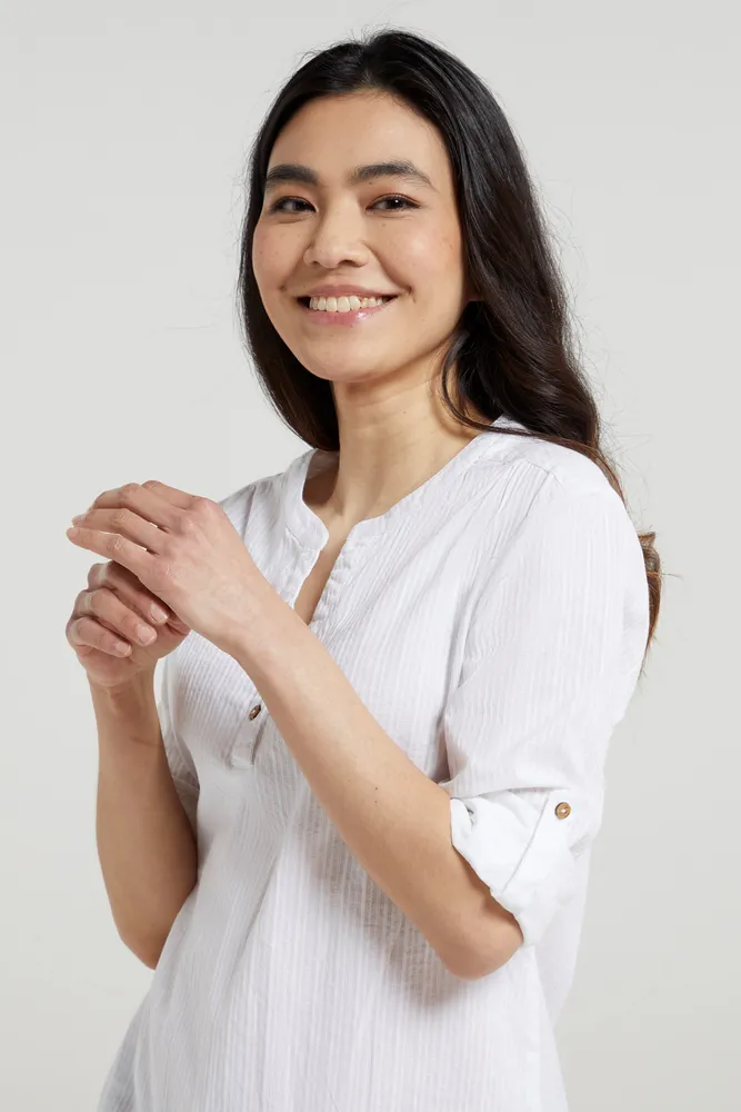 Petra Womens Relaxed Fit 3/4 Sleeve Shirt