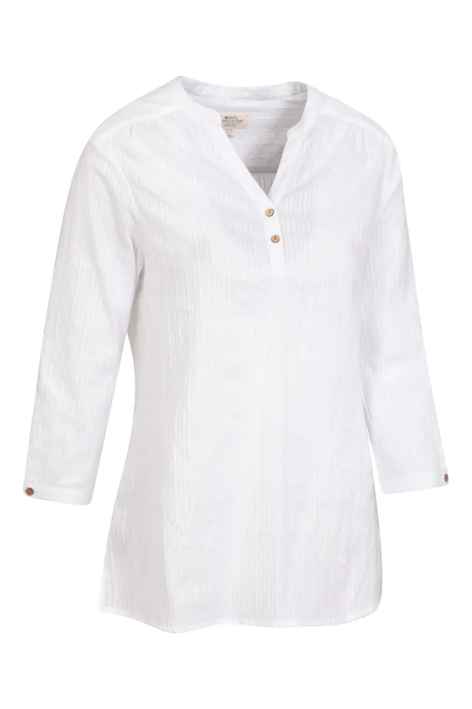 Petra Womens Relaxed Fit 3/4 Sleeve Shirt