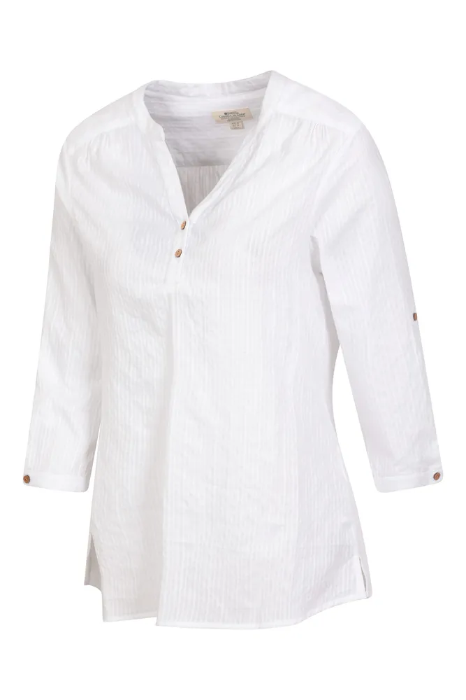 Petra Womens Relaxed Fit 3/4 Sleeve Shirt