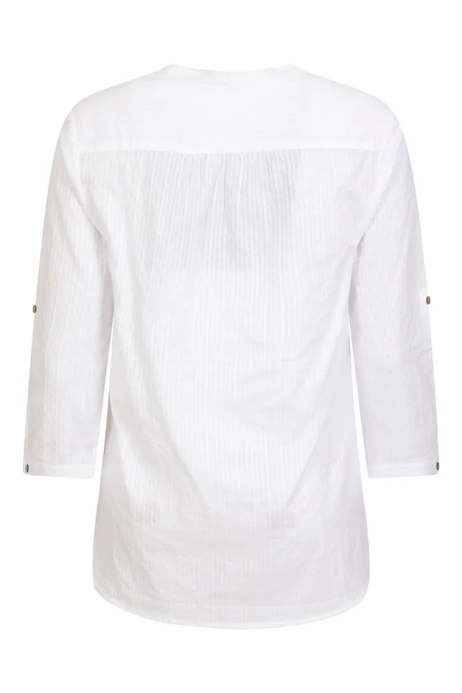 Petra Womens Relaxed Fit 3/4 Sleeve Shirt