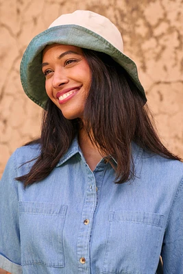 Reversible Plain Womens Bucket Hat