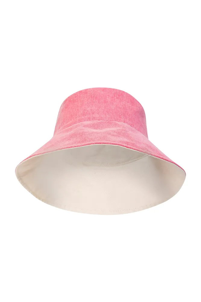 Reversible Plain Womens Bucket Hat
