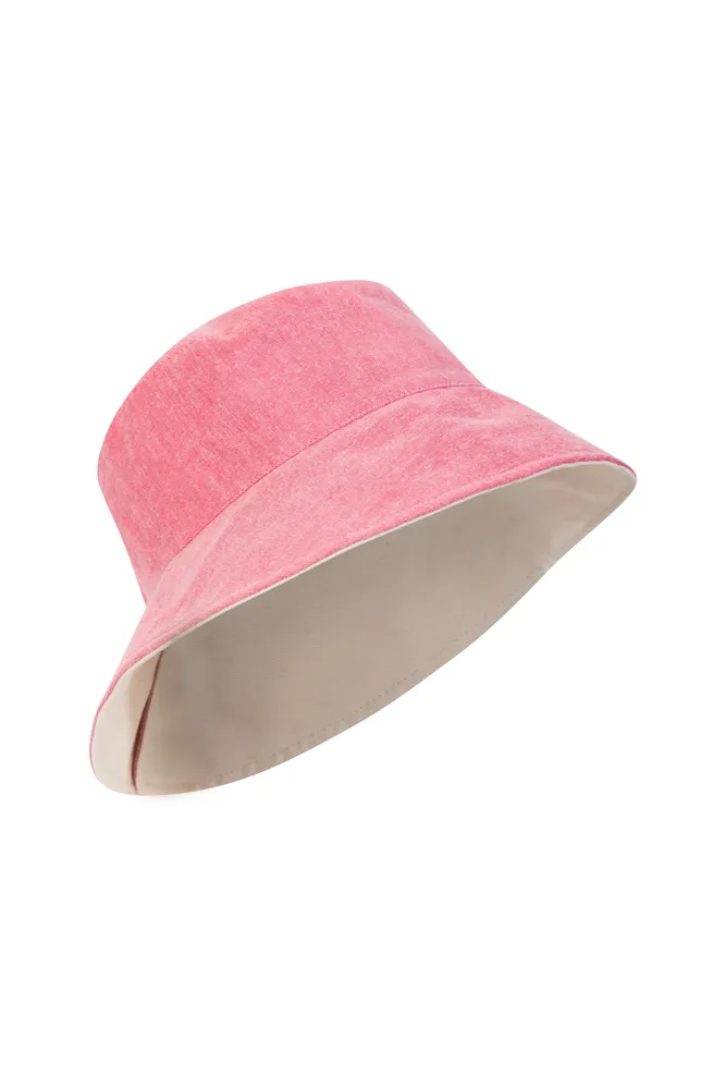 Reversible Plain Womens Bucket Hat