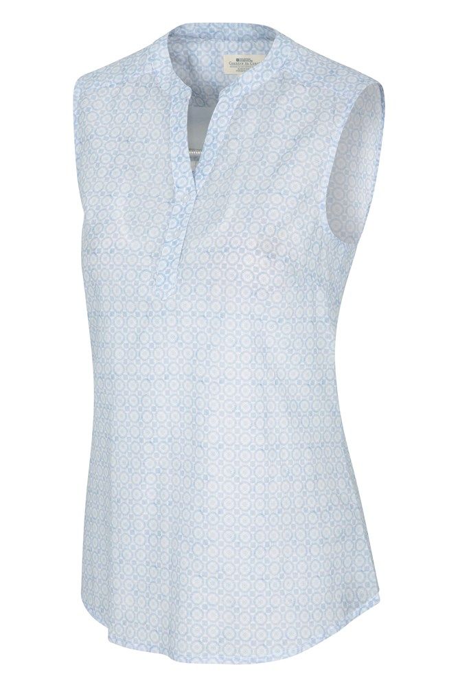 Petra Womens Printed Sleeveless Shirt