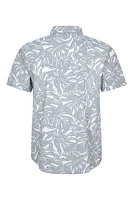 Tropical Printed Mens Short Sleeved Shirt