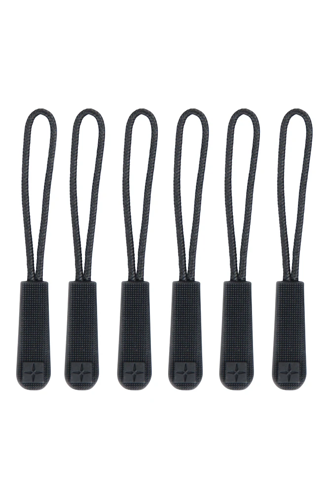 Spare Zip Pullers - 6 Pk