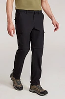 Trek Mens Stretch Zip Off Pants