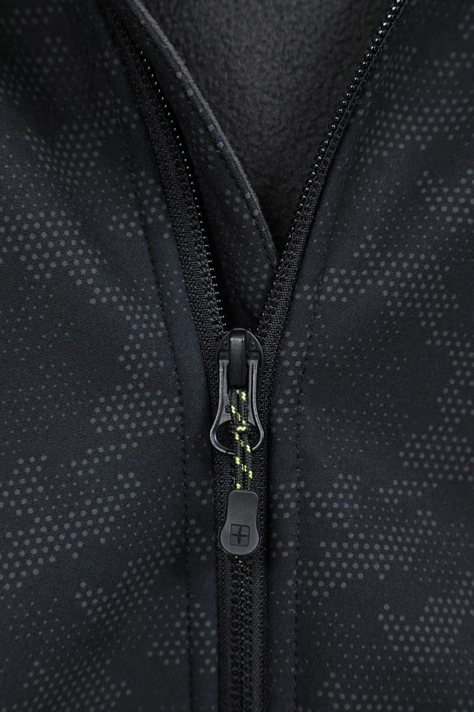 Exodus Printed Mens Showerproof Softshell Jacket