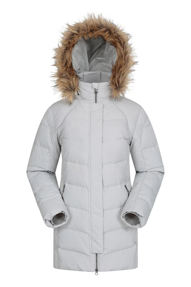 Isla II Womens Long Down Jacket