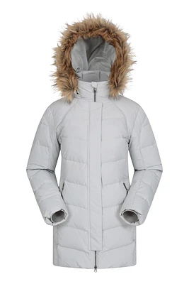 Isla II Womens Long Down Jacket