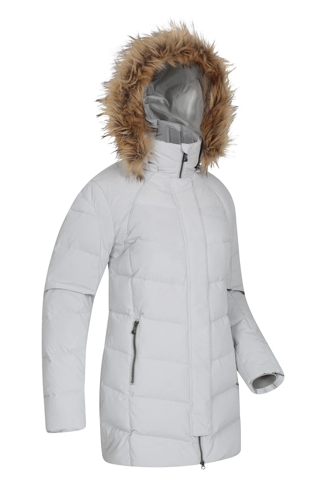 Isla II Womens Long Down Jacket