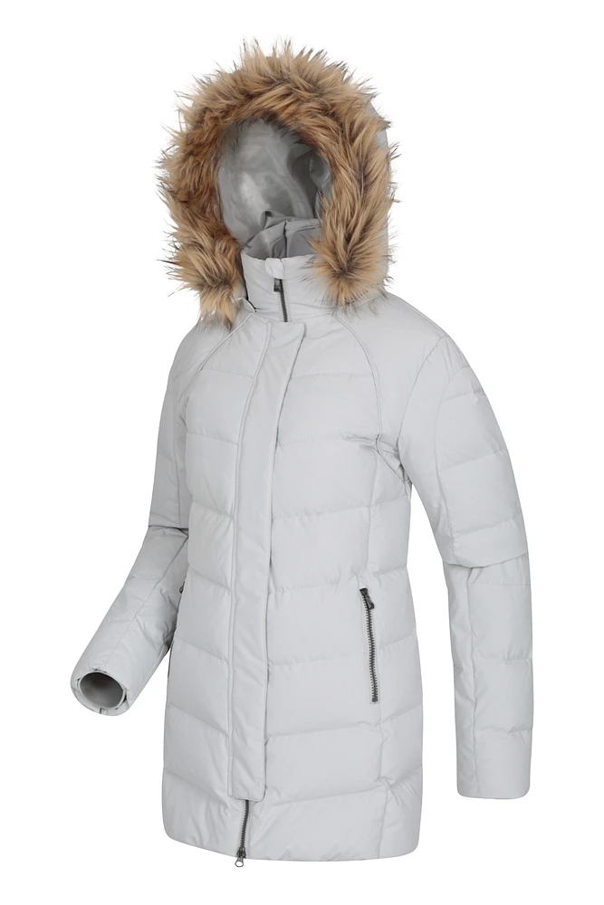 Isla II Womens Long Down Jacket