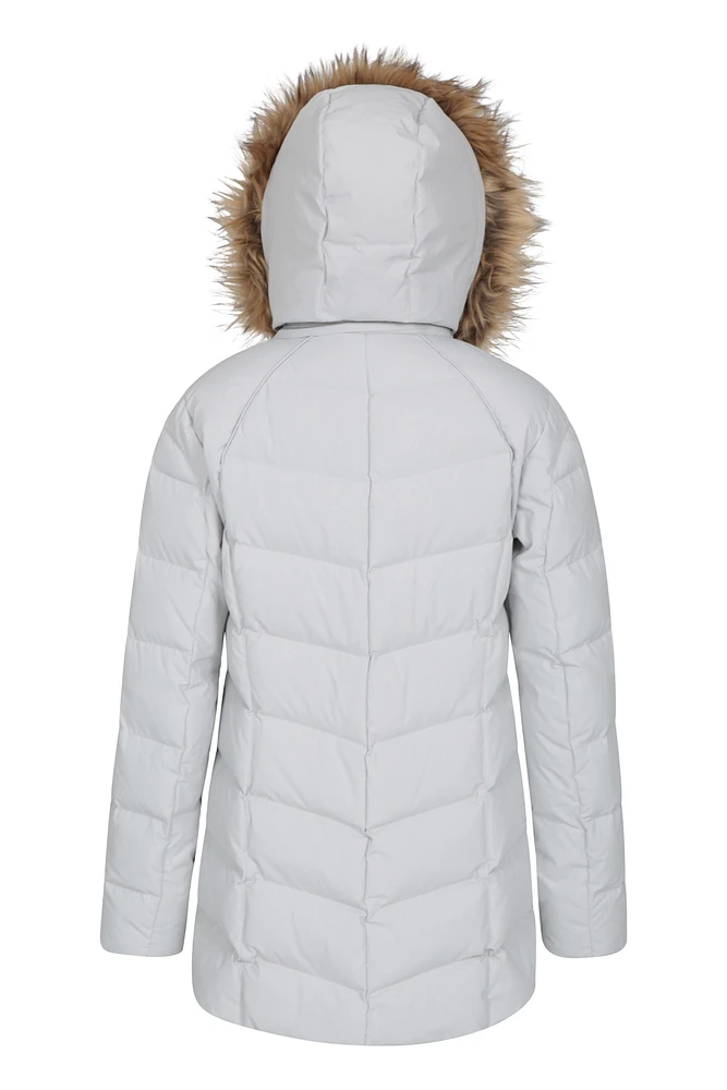 Isla II Womens Long Down Jacket