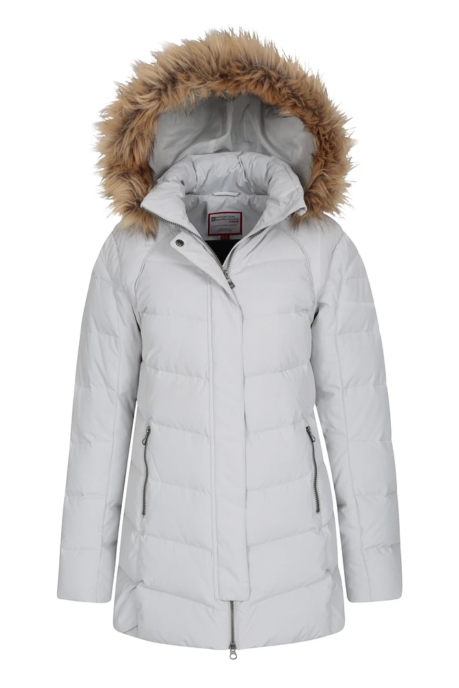 Isla II Womens Long Down Jacket