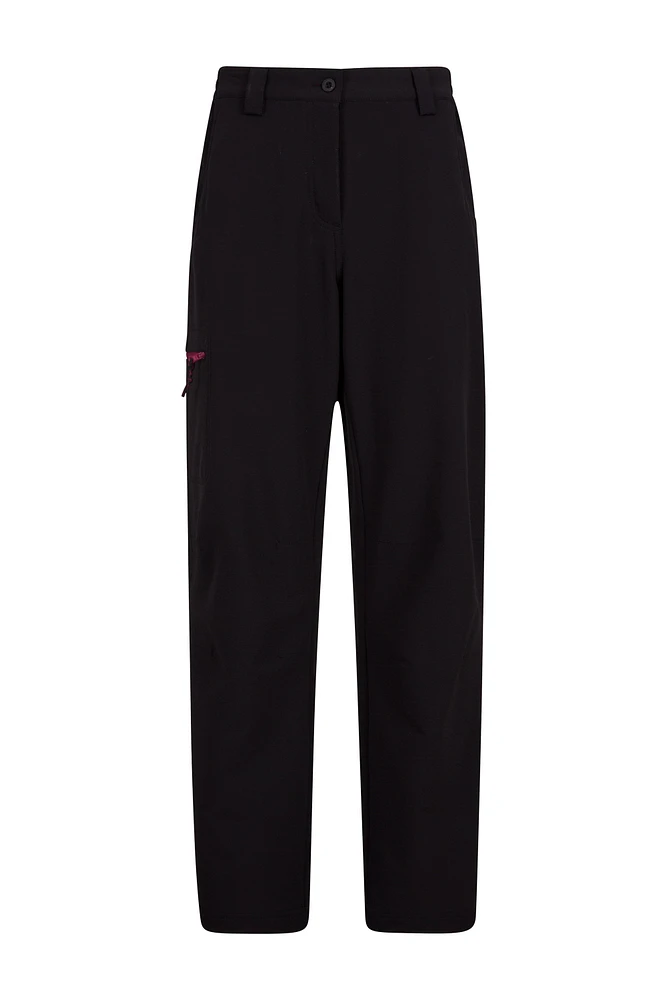 Hike Womens 4-Way-Stretch Warm Pants - Short length