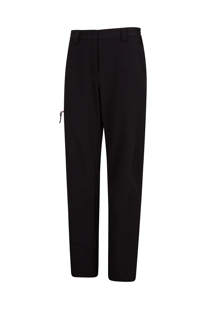 Hike Womens 4-Way-Stretch Warm Pants - Short length