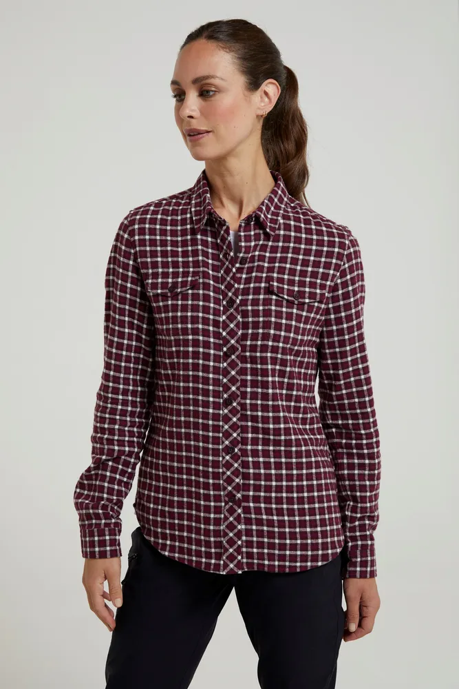 Willow Brushed Flannel Womens Shirt