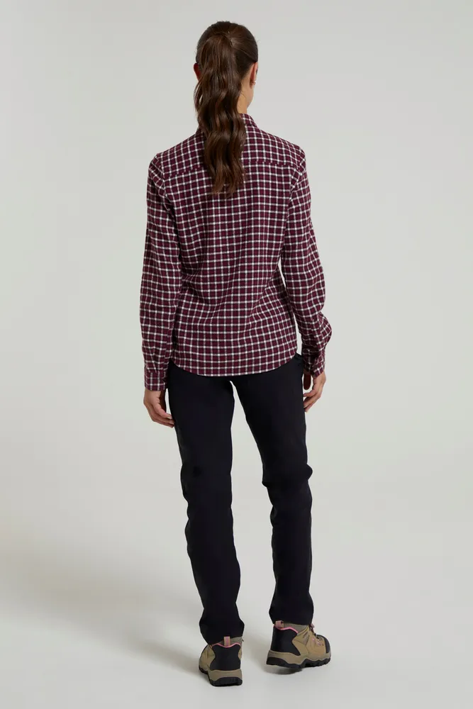 Willow Brushed Flannel Womens Shirt