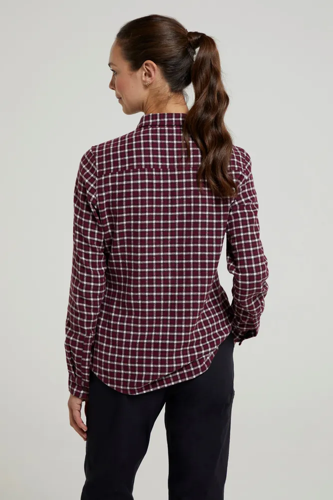 Willow Brushed Flannel Womens Shirt