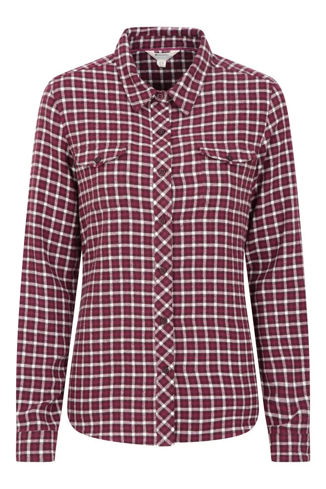 Willow Brushed Flannel Womens Shirt